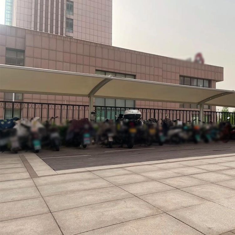 保定膜结构电动车棚